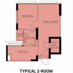 Blk 180B Boon Lay Drive (Jurong West), HDB 2 Rooms #413052001